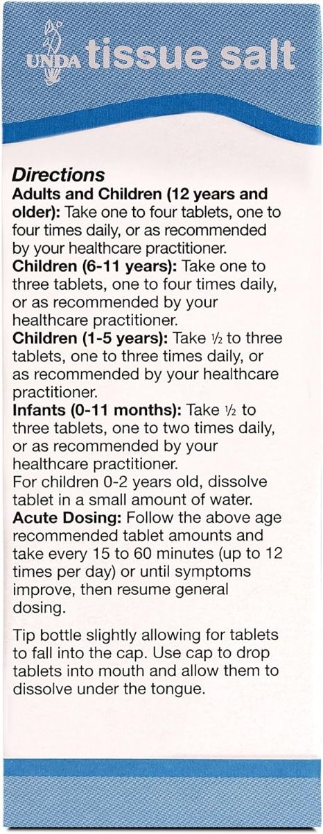 Natrium Sulfuricum 6X Homeopathic Remedy (Schuessler Salt) 100 Tablets - Image 3