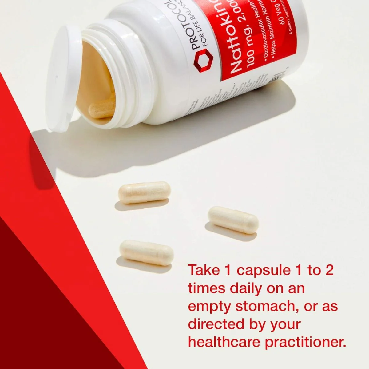 Nattokinase 2000 FU 100 MG 60 Vegan Capsules - Image 3