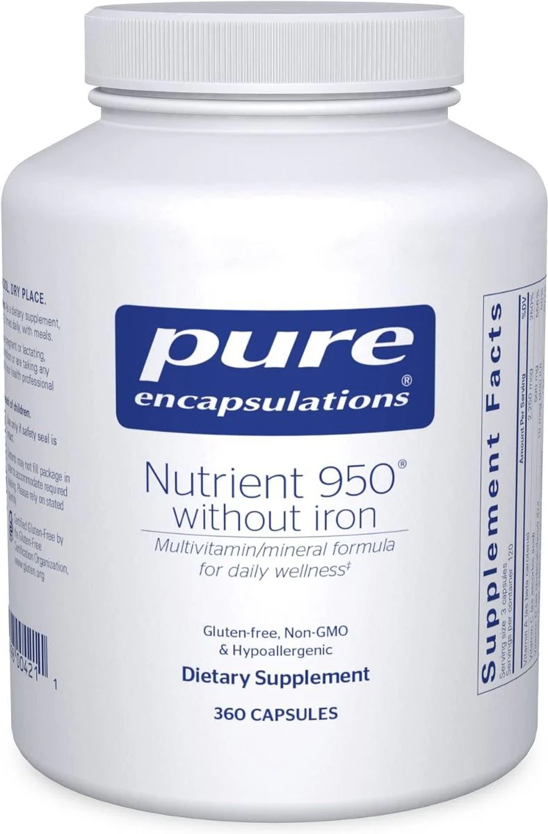 Nutrient 950 Without Iron 360 Veggie Caps