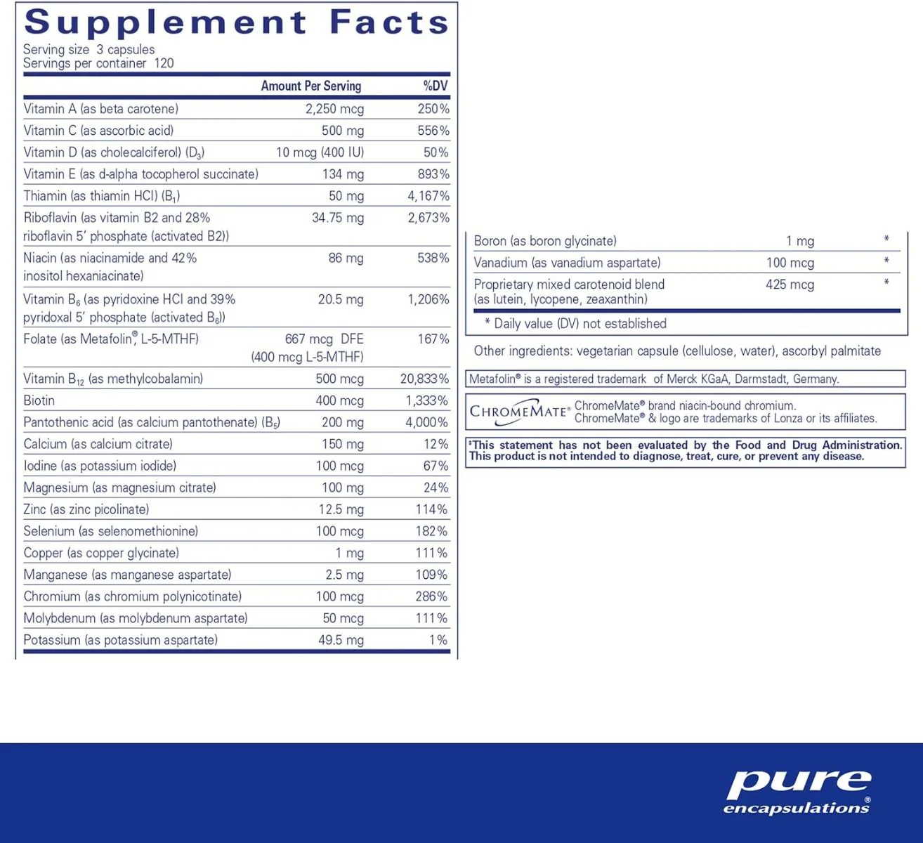 Nutrient 950 Without Iron 360 Veggie Caps - Image 2