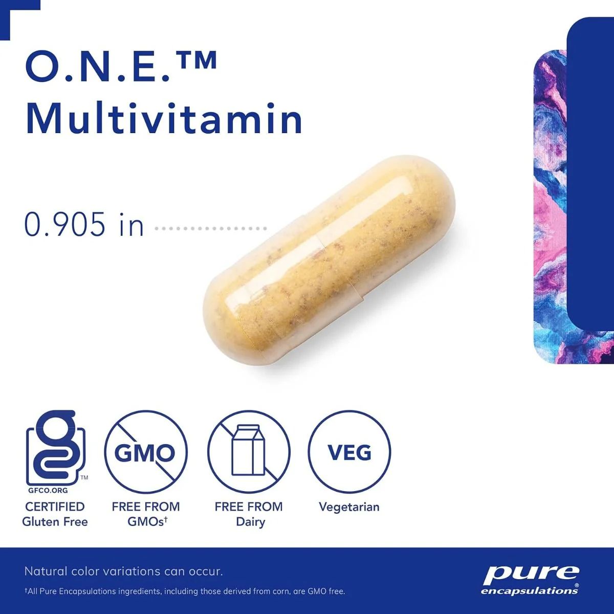 O.N.E. Multivitamin 60 Veggie Caps - Image 3