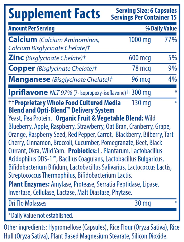 Optimal BonePlus Calcium 90 Capsules - Image 3
