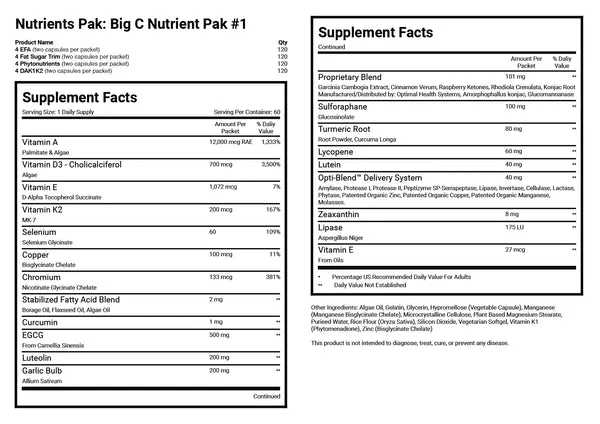 Big C Nutrient Paks Bundle - Image 2
