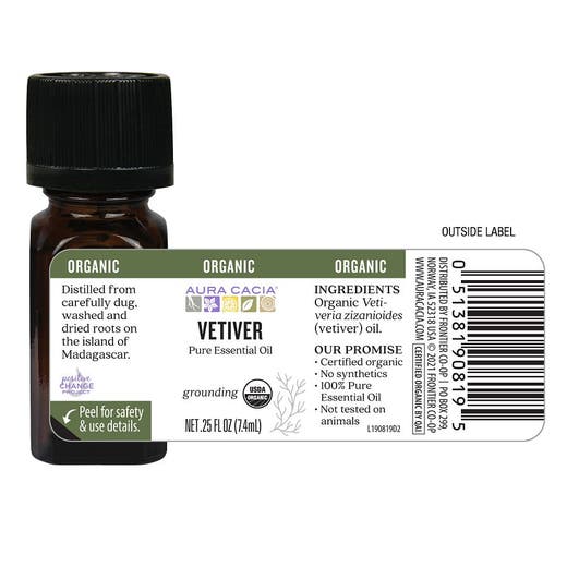 Organic Essential Oil - Vetiver .25 ozOil - Image 5
