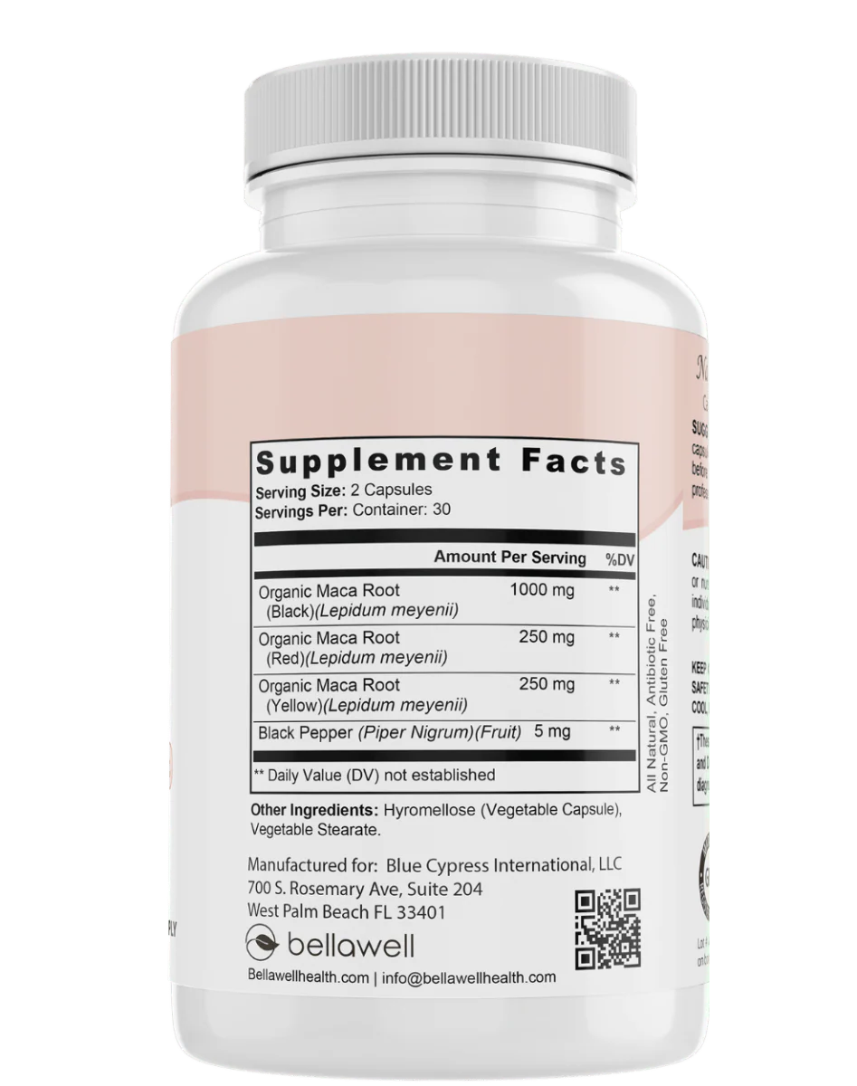 Organic Maca Root Complex by Bellawell - Image 2