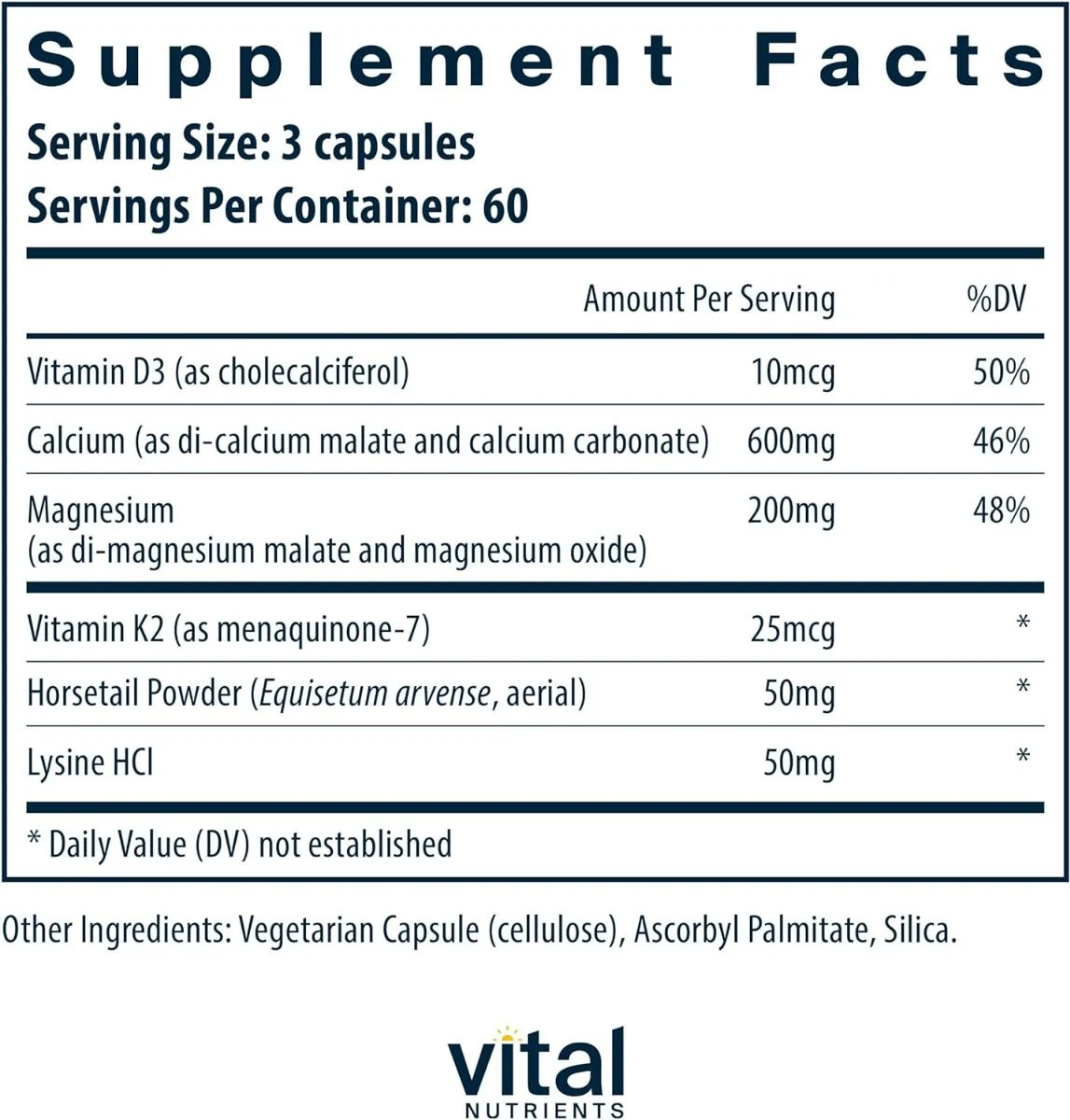 Osteo-Nutrients 180 Capsules - Image 2
