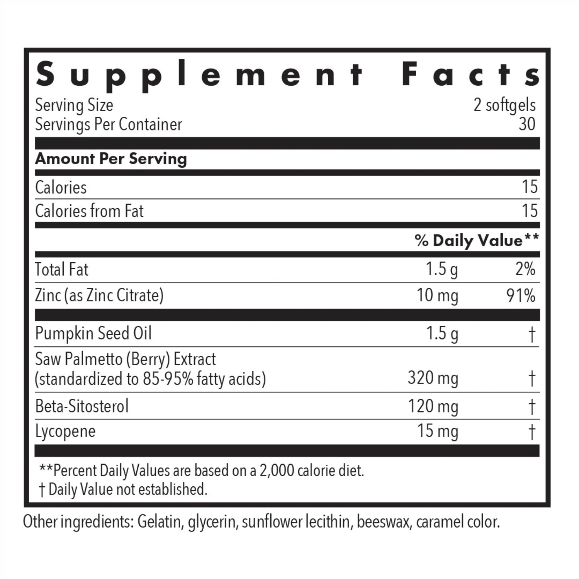 Palmetto Complex II 60Softgels - Image 3
