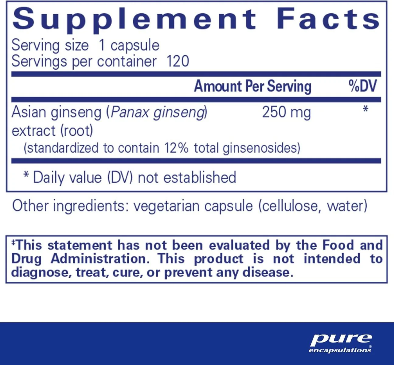 Panax Ginseng 120 Capsules - Image 8