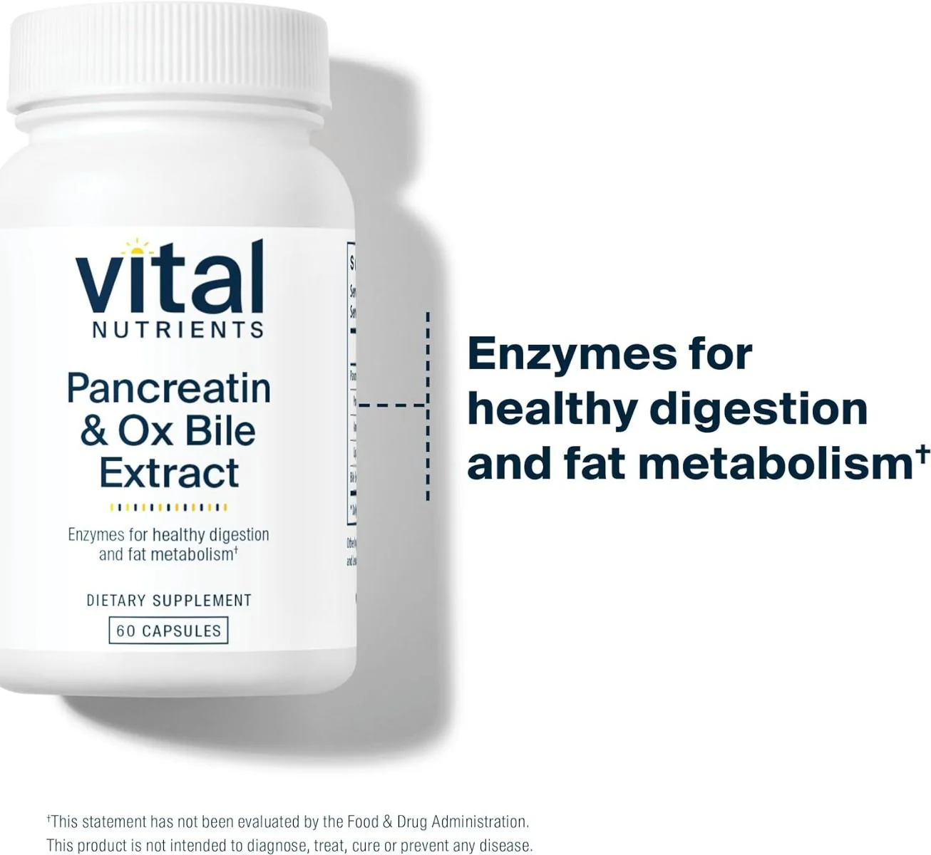 Pancreatin & Ox Bile 60 Veggie Caps - Image 8