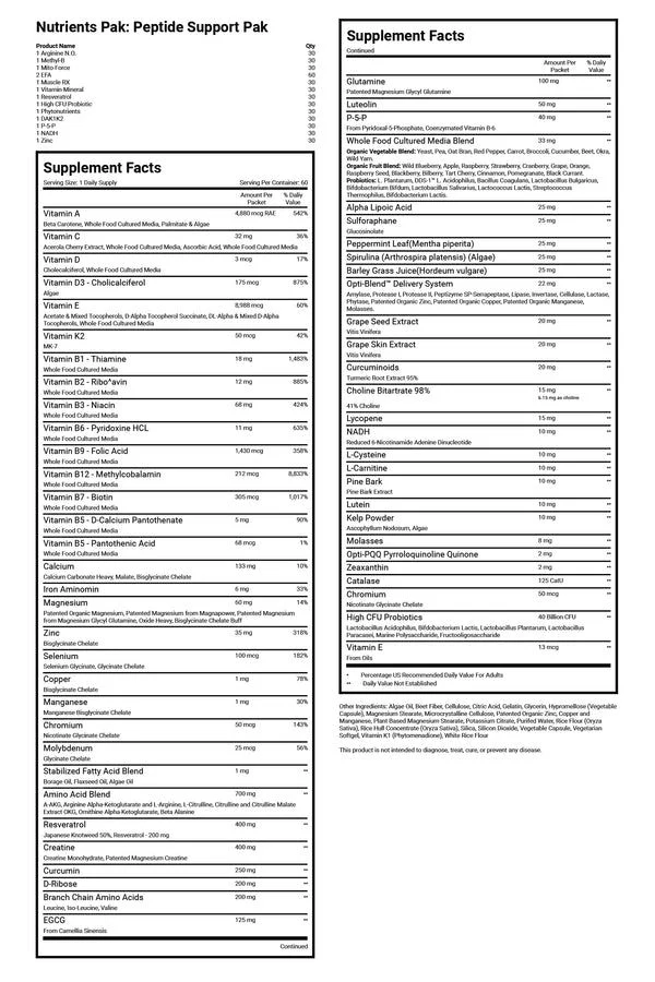 Peptide Support Pak 60 Packets - Image 3