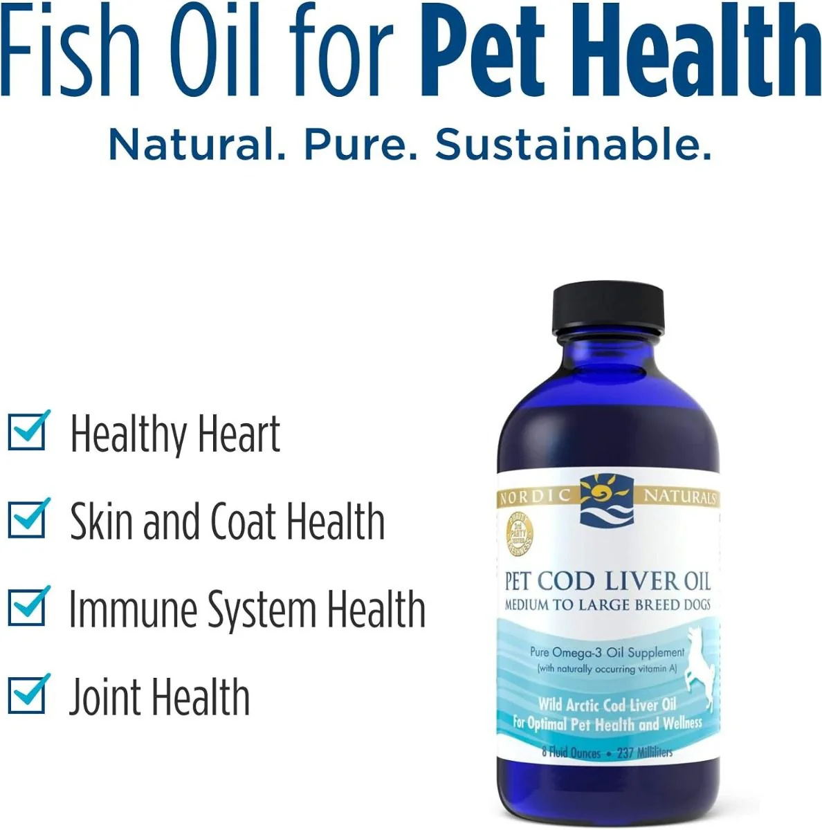 Pet Cod Liver Oil Oz Liquid - Image 3