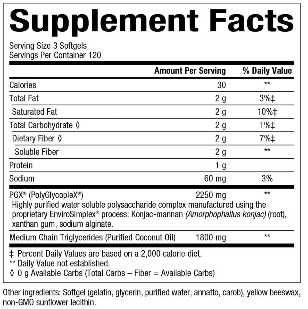 PGX Daily Ultra Matrix 750 MG 360Softge - Image 2