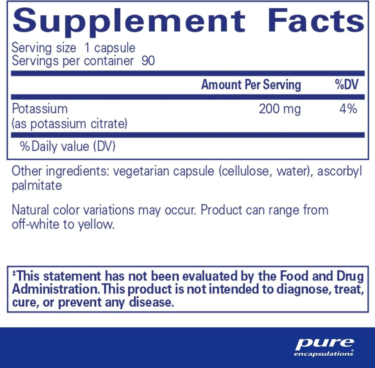 Potassium Citrate 90 Capsules - Image 2