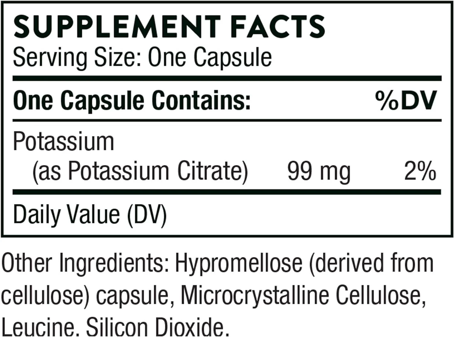 Potassium Citrate 99 Mg 90 Veggie Caps - Image 2