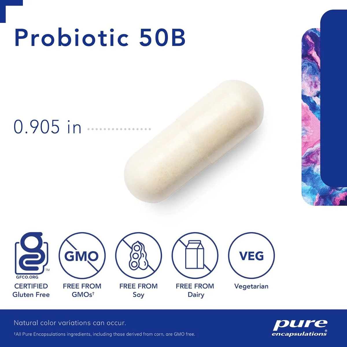 Probiotic 50 B (Soy and Dairy Free) 60 Veggie Caps - Image 3