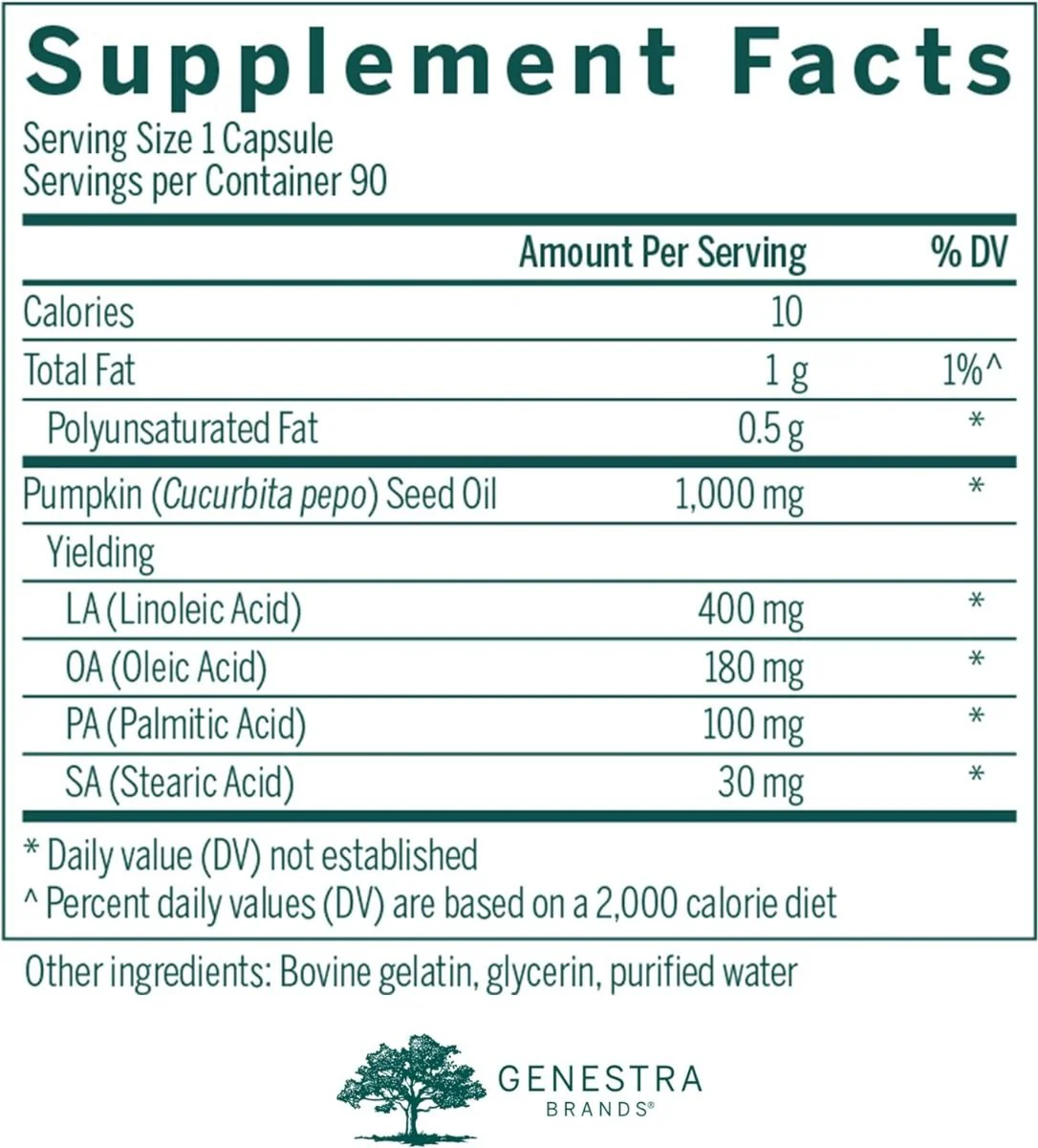 Pumpkin Capsules 1000mg 90sg - Image 2