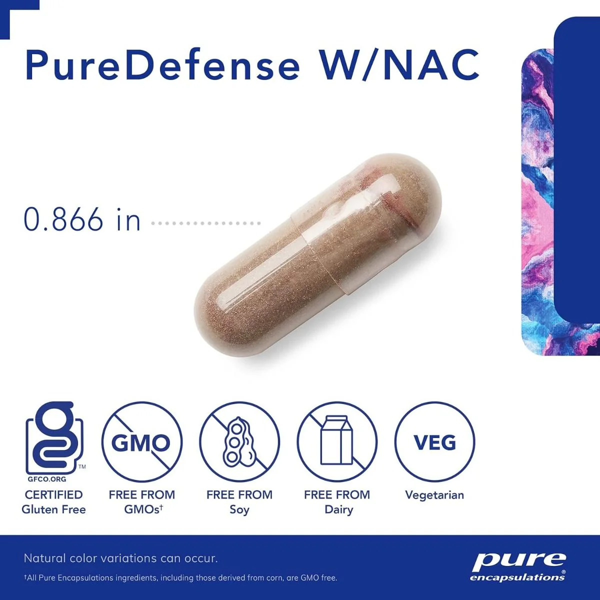 Pure Defense W/ Nac 120 Veggie Caps - Image 3