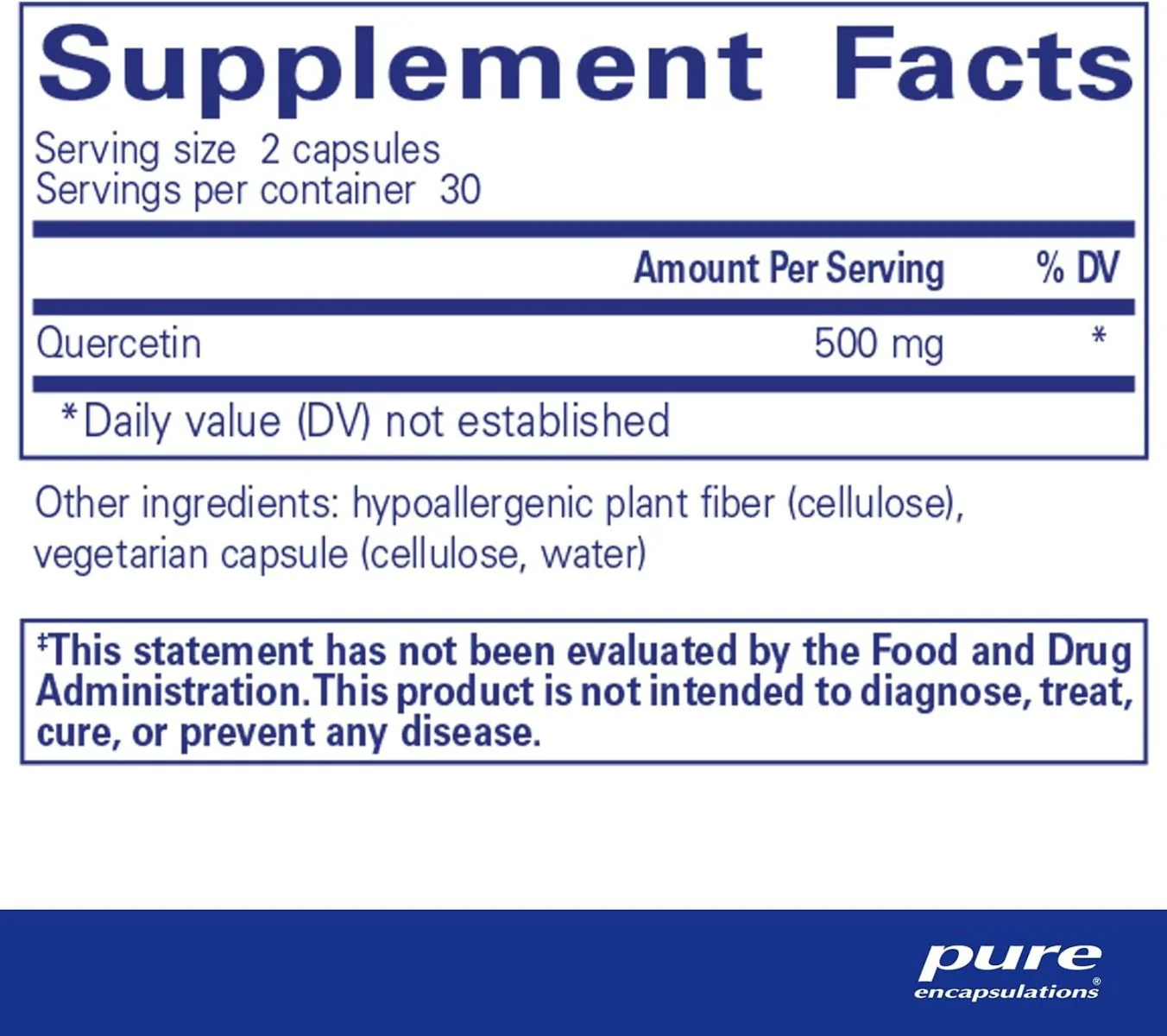 Quercetin 60 Capsules - Image 2