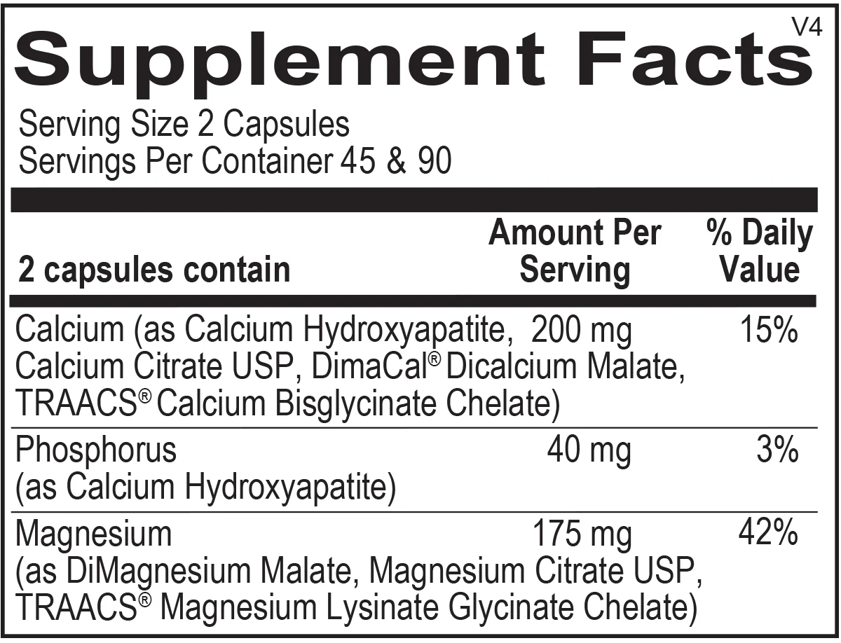 Reacted Cal-Mag 180 Capsules - Image 2