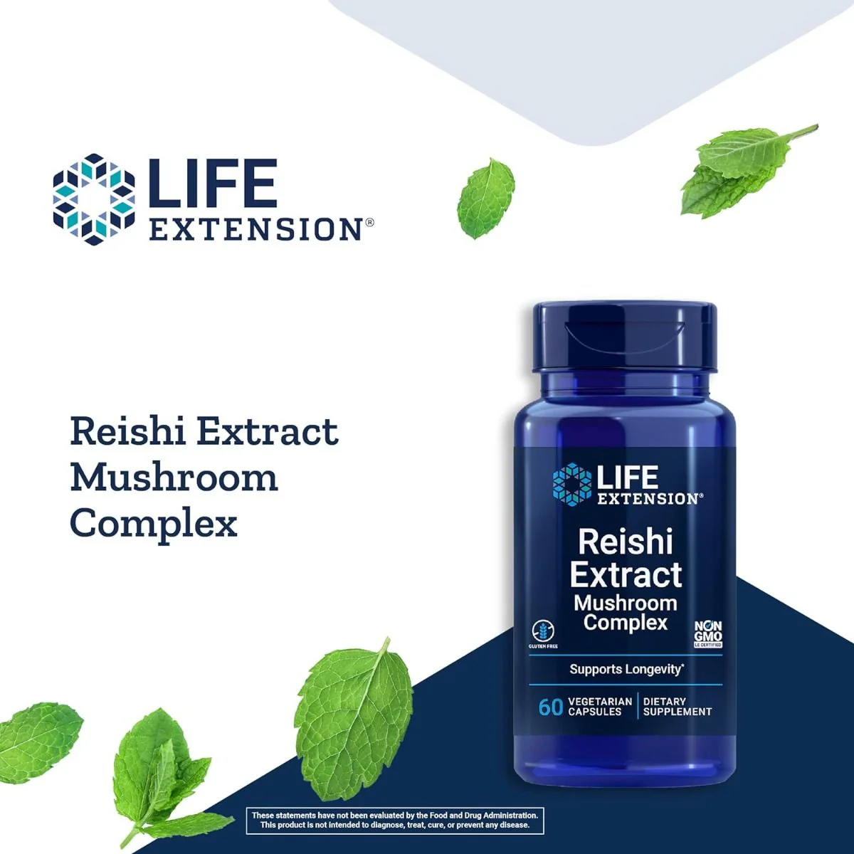 Reishi Extract Mushroom Complex 60 Veggie Caps - Image 9