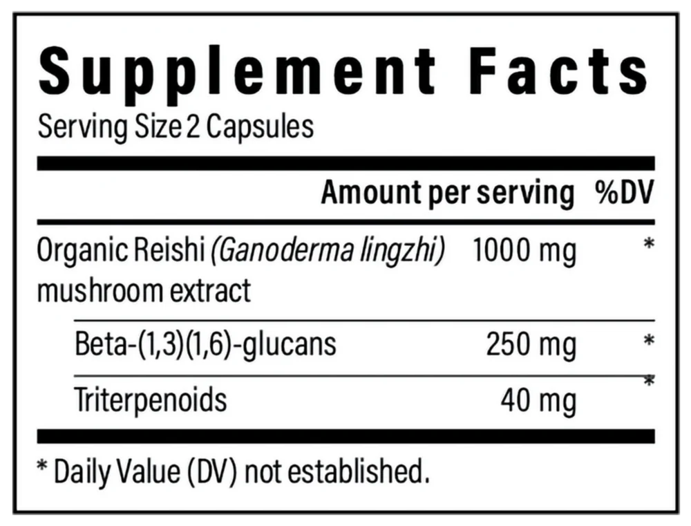 Reishi Mushroom Extract Capsules - Image 3