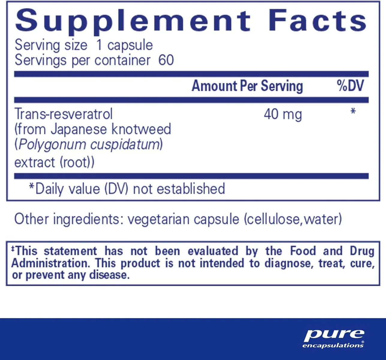 Resveratrol 200 MG 60 Veggie Caps - Image 2