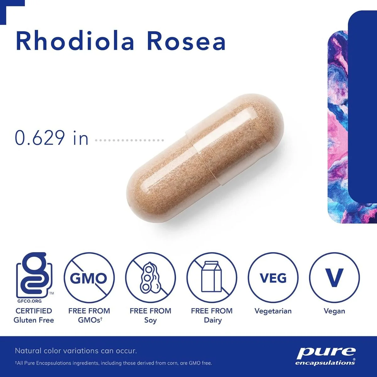 Rhodiola Rosea 180 Veggie Caps - Image 2