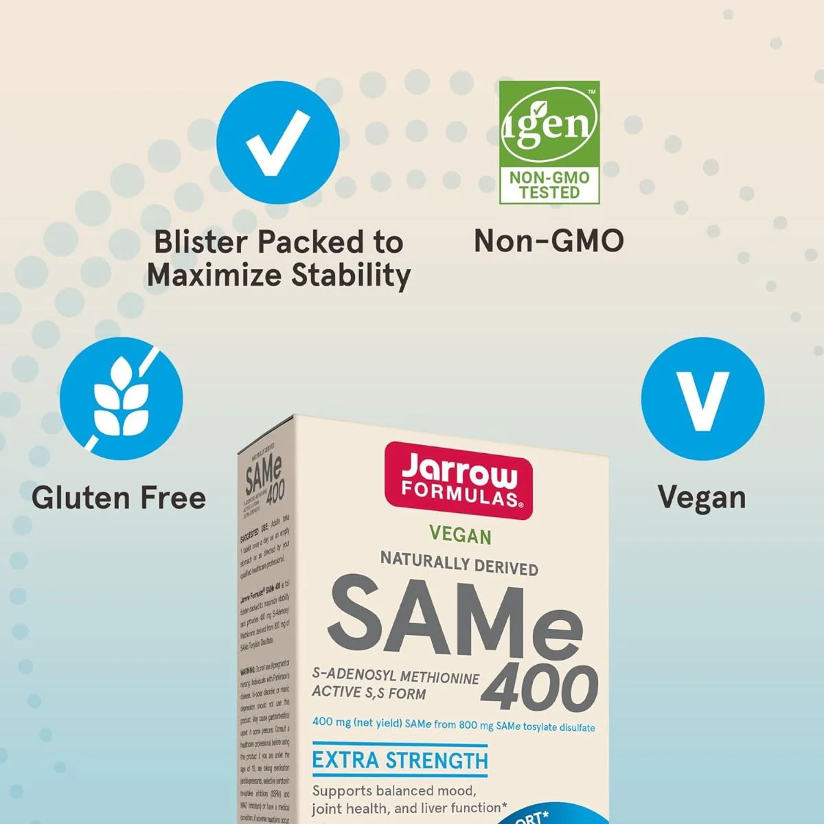 Sam-E 400 MG 30 Tablets - Image 5