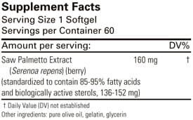 Saw Palmetto 60 Softgels - Image 2