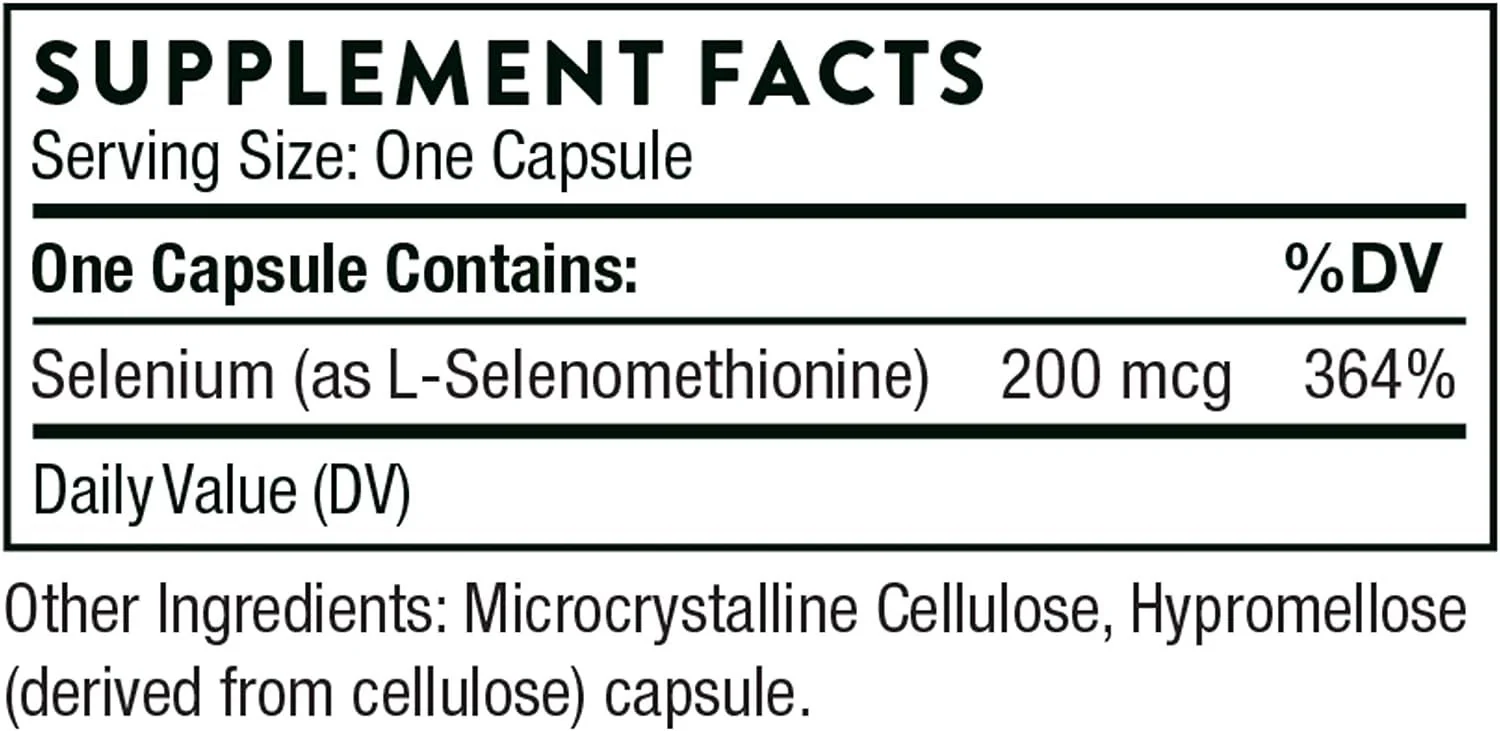 Selenium 200 Mcg 60 Capsules - Image 2