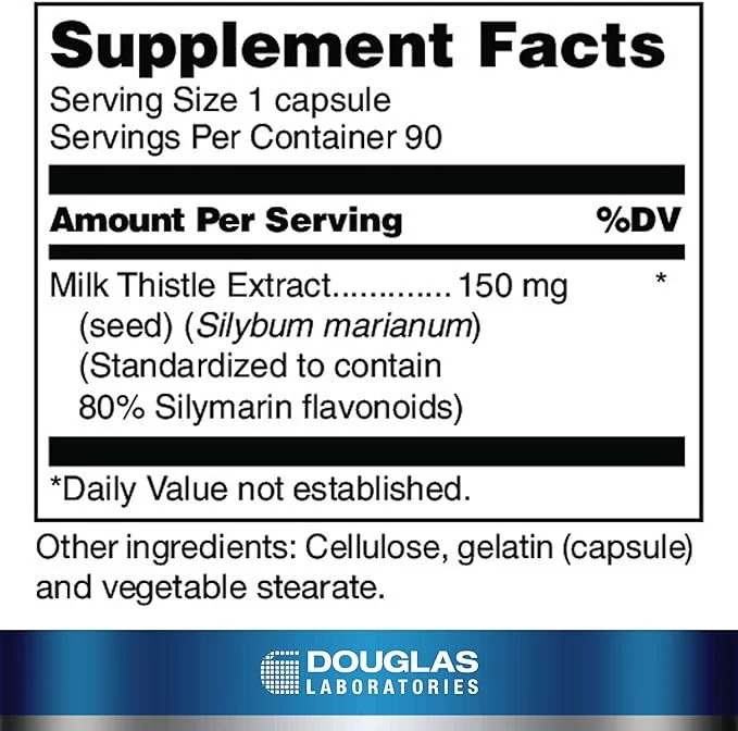 Silymarin/Milk Thistle Extract 90 Capsules - Image 2