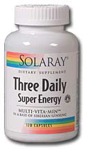 Three Daily Super Energy With Iron