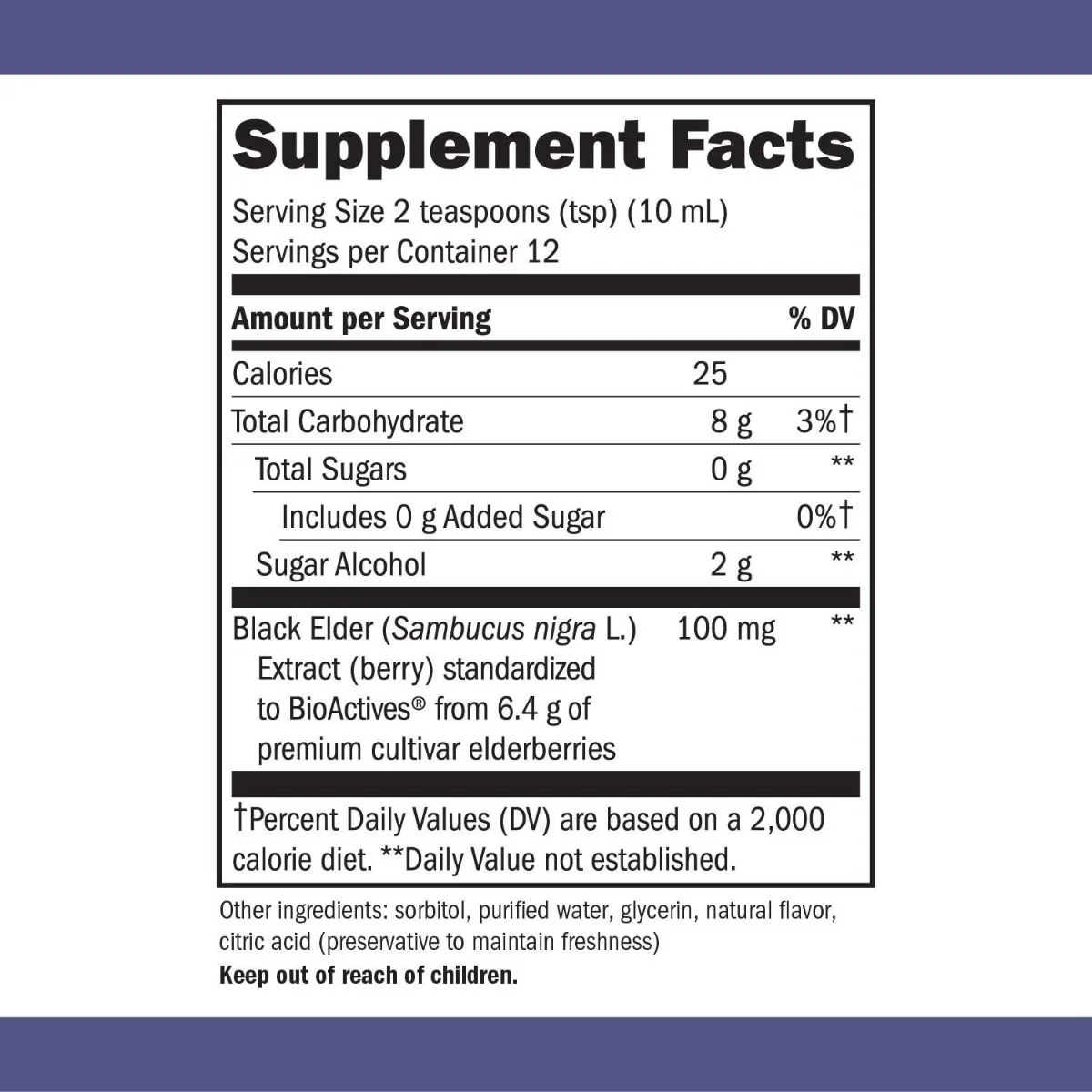 Sugar-Free Sambucus 4 Oz Syrup Black Elderberry - Image 5