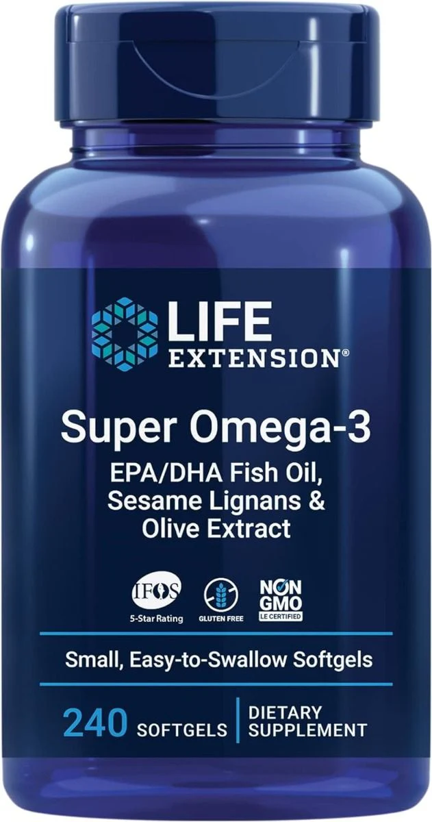 Super Omega-3 EPA/DHA with Sesame Lignans & Olive Extract Softgels - Image 11