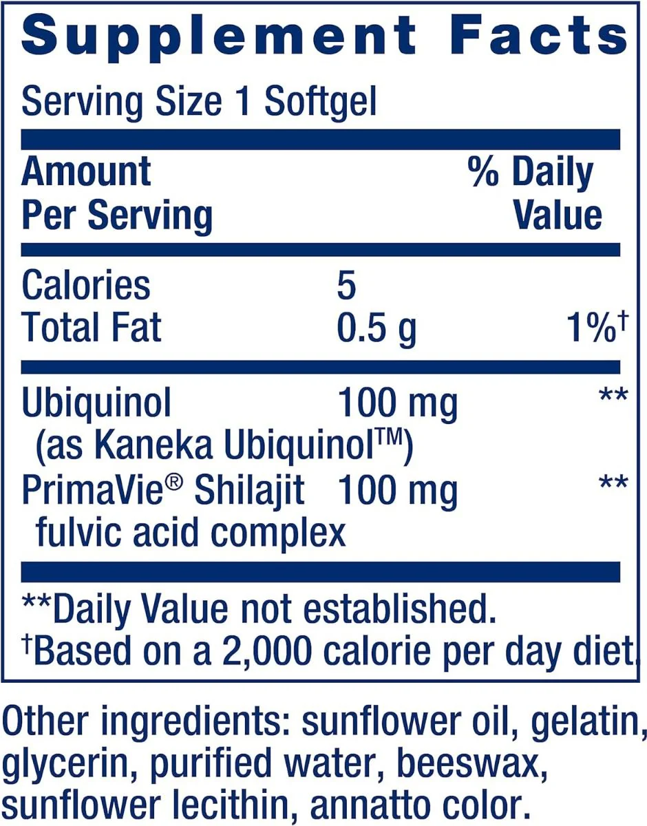 Super Ubiquinol CoQ10 with Enhanced Mitochondrial Support 100 MG 60 Softgels - Image 10