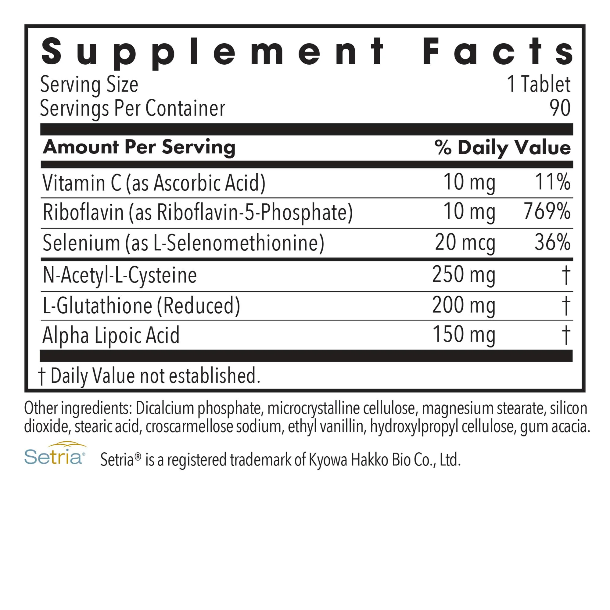 Thiodox Glutathione Complex 90Tablets - Image 3