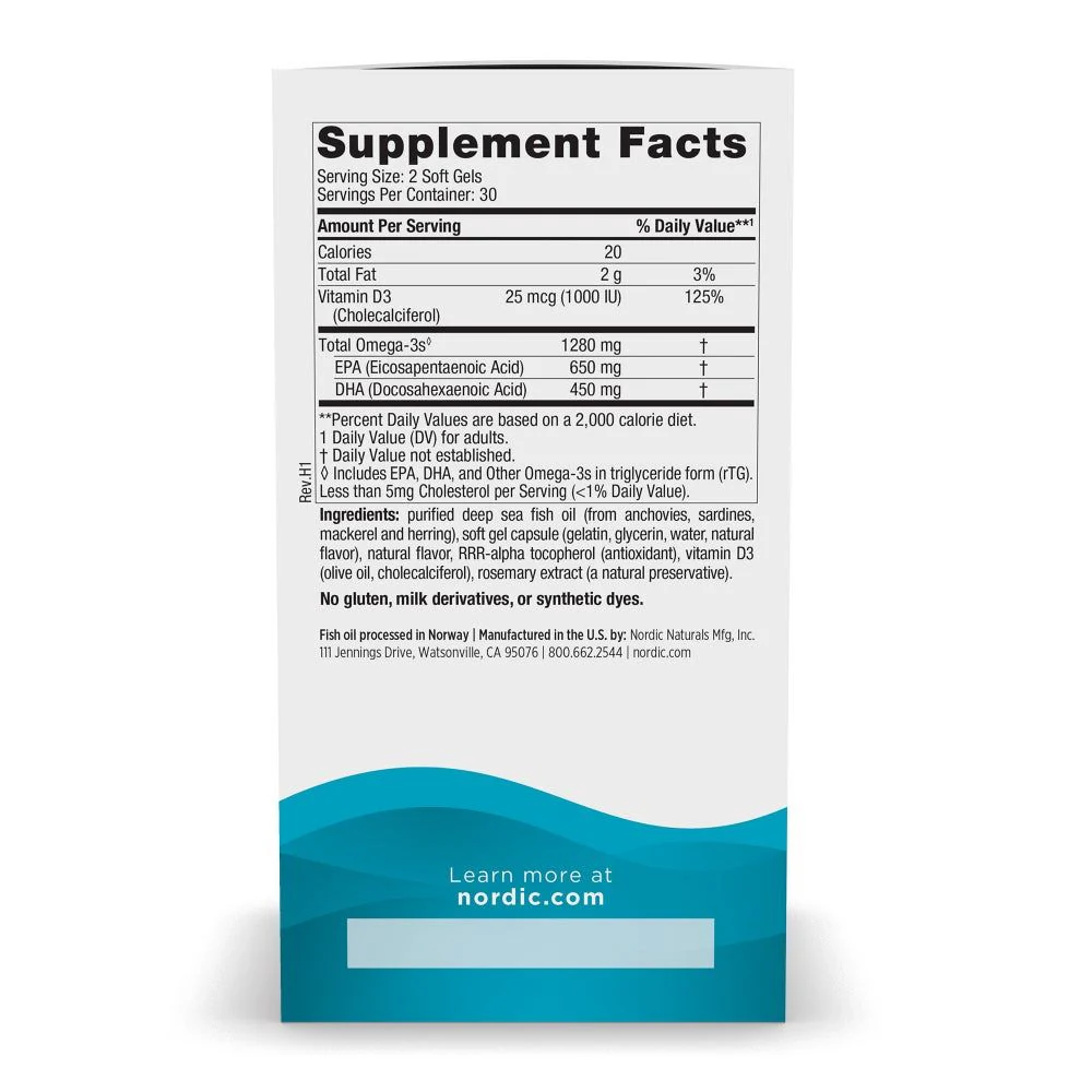 Ultimate Omega D3 Softgels Lemon - Image 3