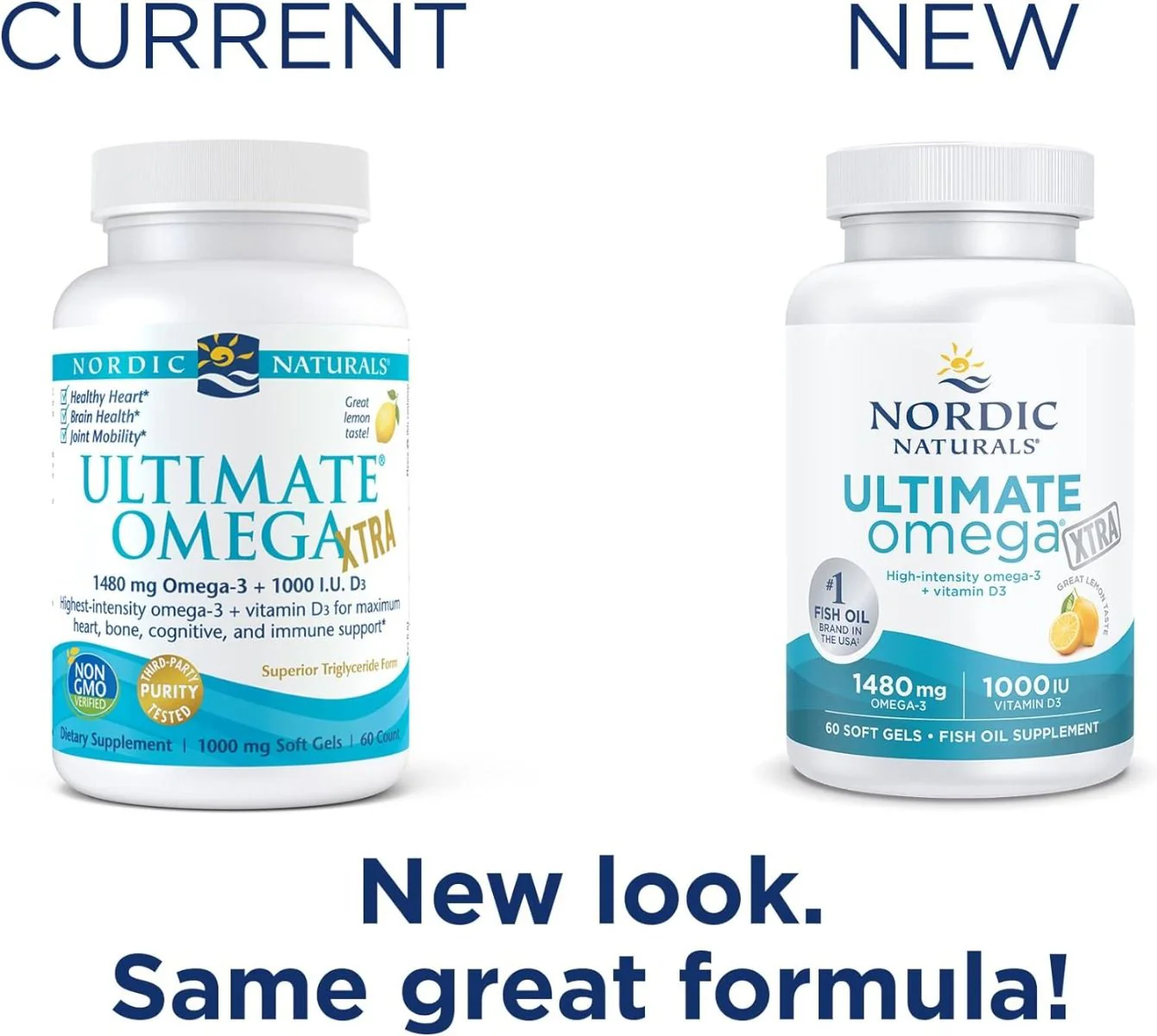 Ultimate Omega Xtra 60 Softgels Lemon - Image 5