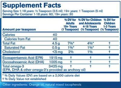 Ultra EPA/DHA liquid Natural Orange 150 ML Liquid - Image 2