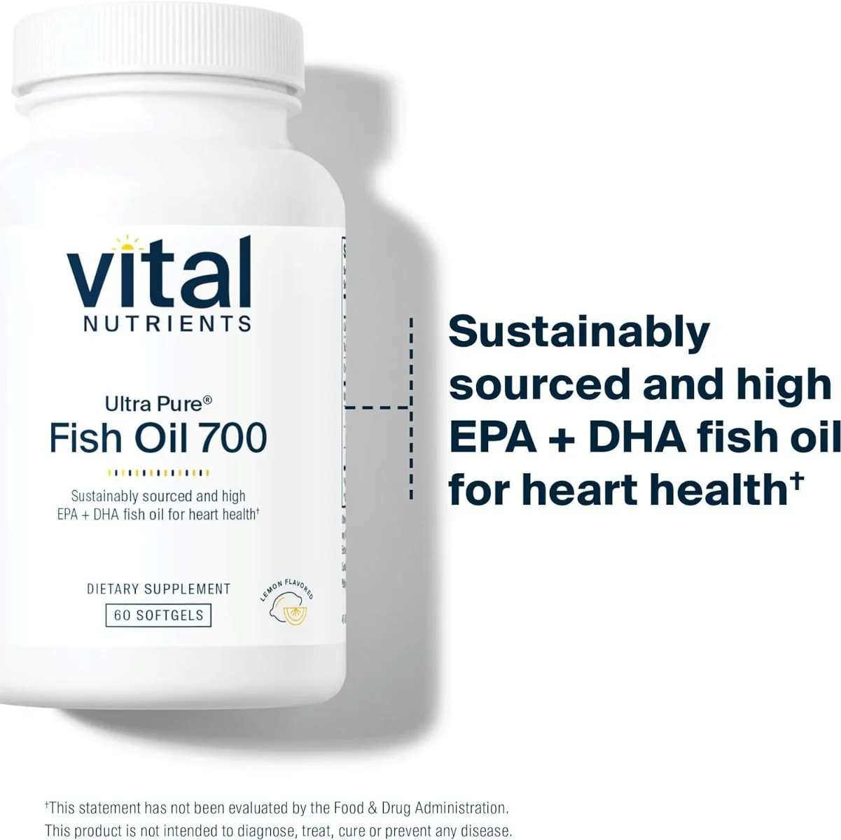 Ultra Pure Fish Oil 700 60 Softgels Lemon - Image 7