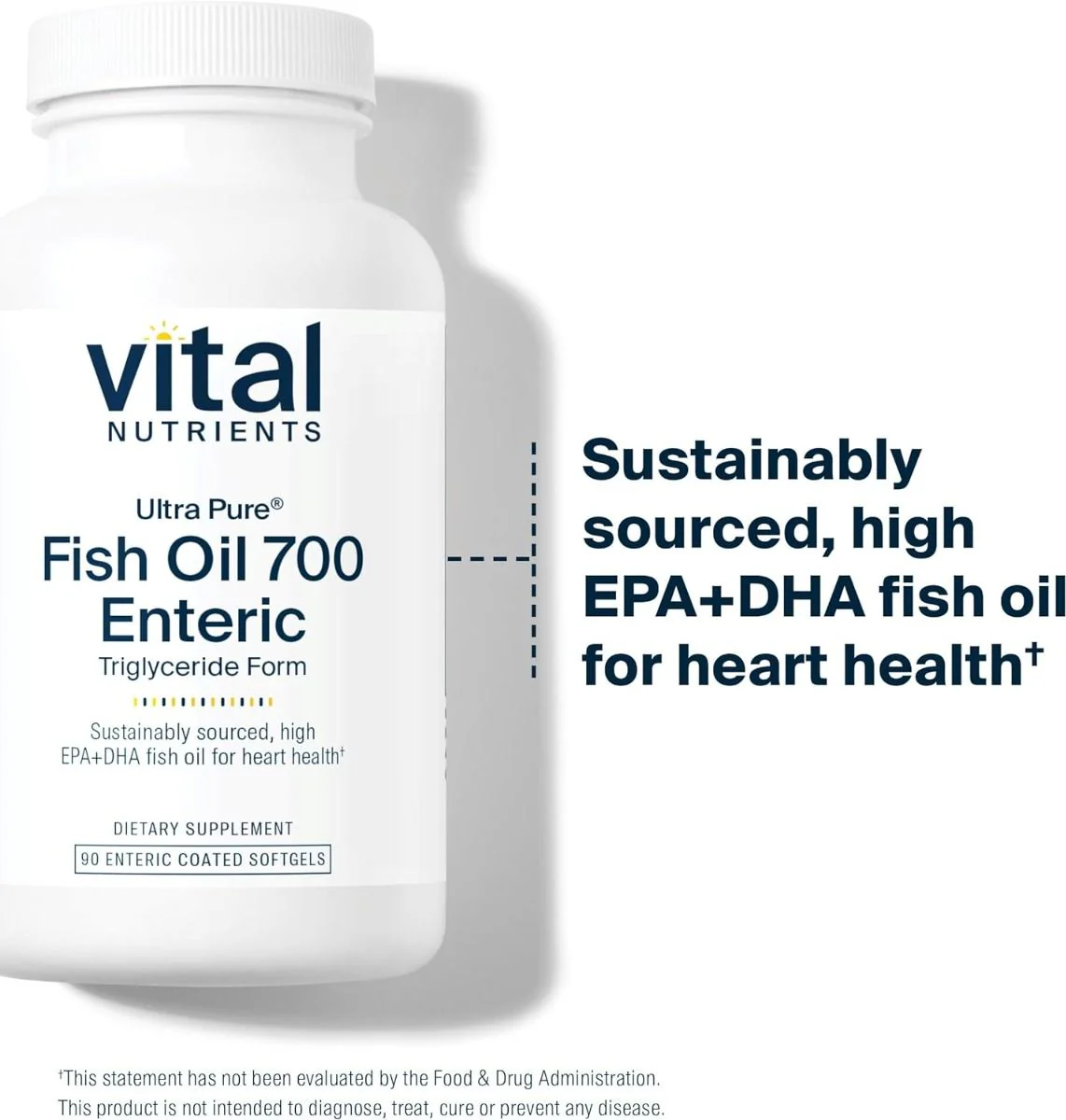 Ultra Pure Fish Oil (Enteric Coated) 700 MG 90 Capsules Unflavored - Image 7