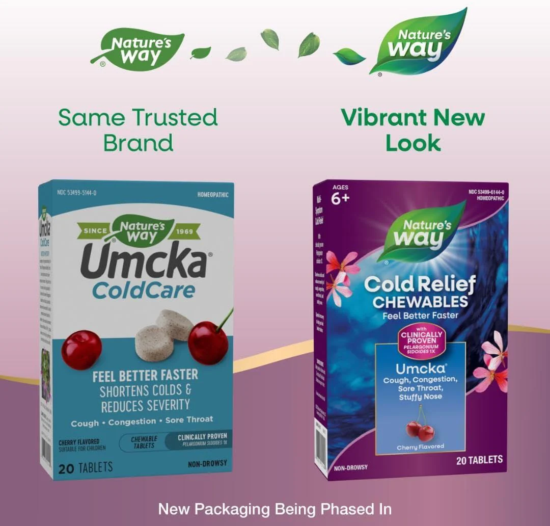 Umcka Cold Relief 20Chewable TabletsCherry - Image 6