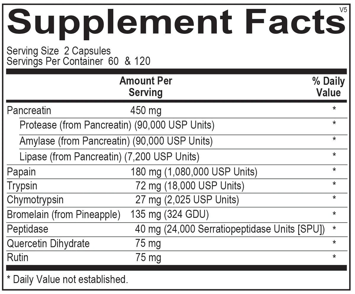 Vascuzyme 120 Capsules - Image 2