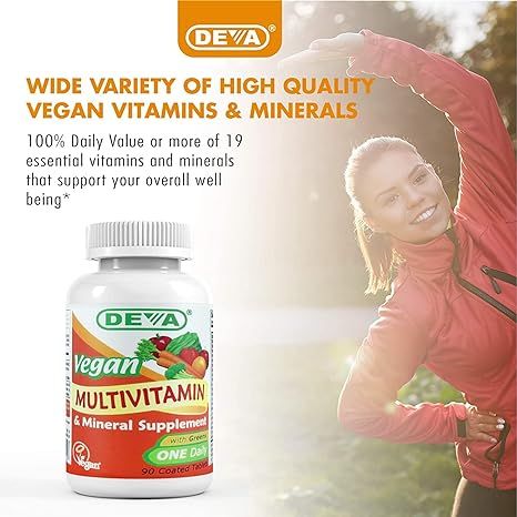 Vegan Multivitamin & Mineral One Daily Iron Free 90 Tablets - Image 3