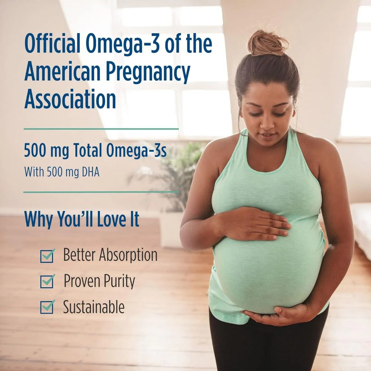 Vegan Prenatal DHA 500 Mg 60 Veggie Softgels Unflavored - Image 5