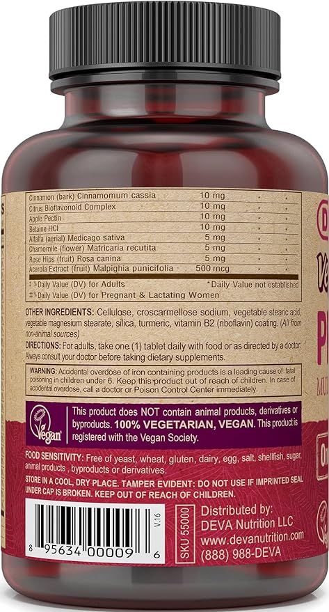 Vegan Prenatal Multivitamin & Mineral One Daily 90 Tablets - Image 4