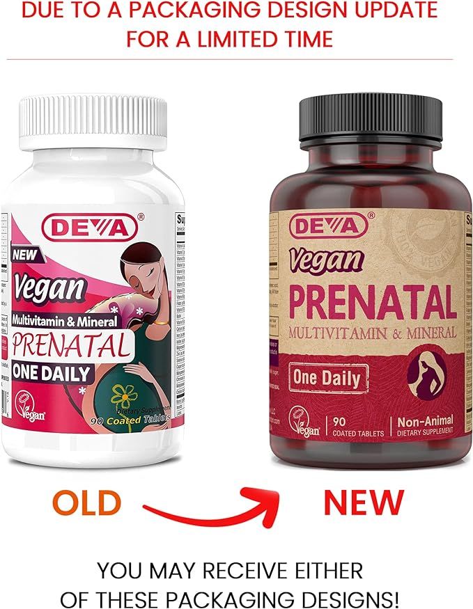 Vegan Prenatal Multivitamin & Mineral One Daily 90 Tablets - Image 5