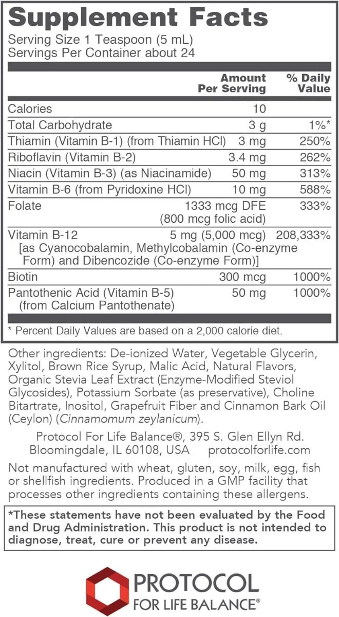 Vitamin B-12 Liquid 5000 MCG 4 Oz - Image 2