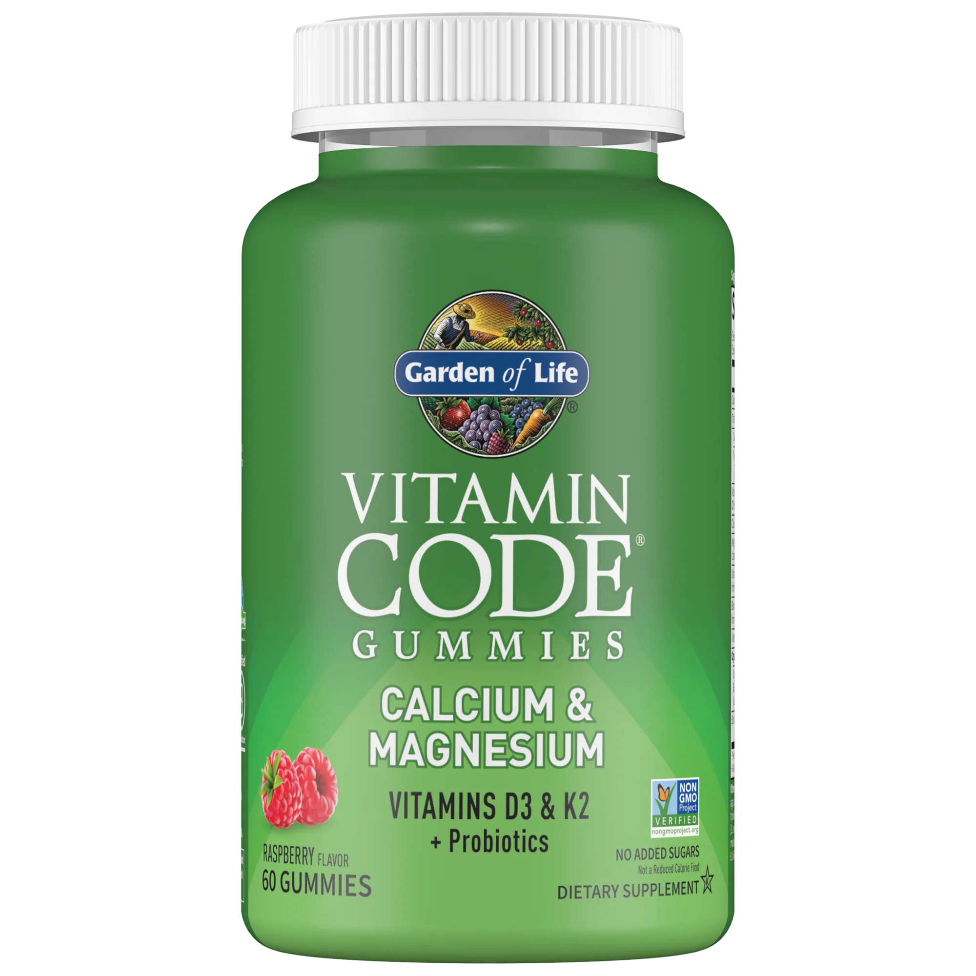 Vitamin Code Calcium & Magnesium 60 Gummies Raspberry