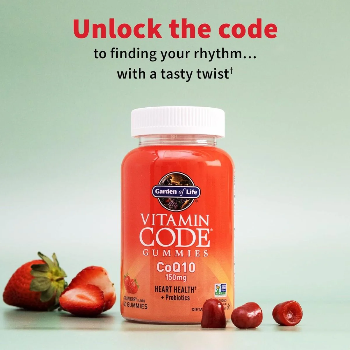 Vitamin Code CoQ10 150mg 150 MG 60 Gummies Strawberry - Image 3